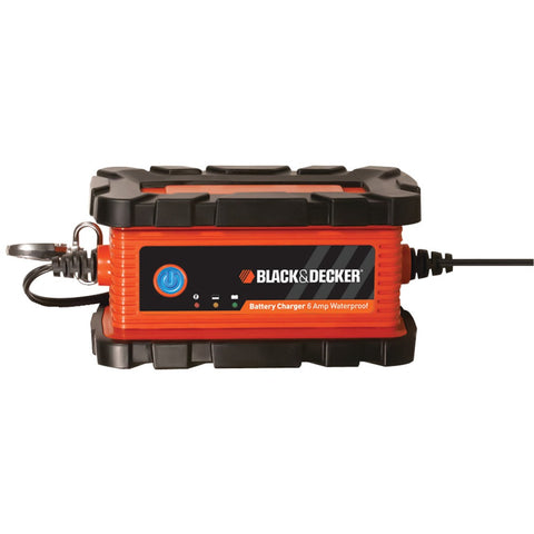 Black & Decker Waterproof 6-amp Battery Charger And Maintainer