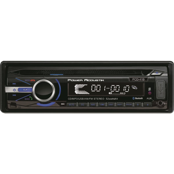 Power Acoustik Single_din In-dash Cd Receiver With Detachable Face & 32gb Usb Playback (with Bluetooth)