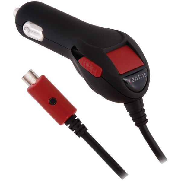 Xentris 2a Micro Usb Vehicle Charger With Dual Output 9ft