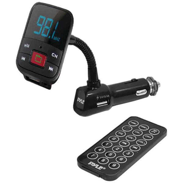 Pyle Fm Radio Transmitter With Usb And Microsd And Mp3 And Wma Compatibility & Aux Input