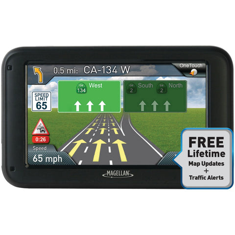 Magellan Roadmate 5330t-lm 5&#34; Gps Device With Free Lifetime Map & Traffic Alert Updates