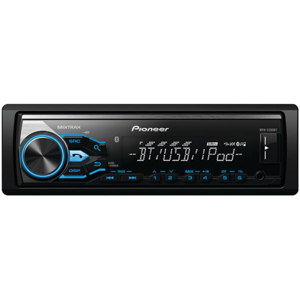 Pioneer Single-din In-dash Digital Media Receiver With Short-chassis Design Mixtrax Bluetooth Siri Eyes Free Usb Pandora Internet Radio Ready Android Music Support With Aoa 2.0 & 13-character Display