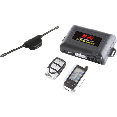 Crimestopper 2-way Lcd Paging Combo Alarm Keyless Entry & Remote Start System With Rechargeable Remote